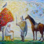 VAI KELIAS KELIAS 2014 m. Drobė, aliejus, išmatavimai 114 - 146 cm.