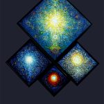 A cycle of cosmic consciousness paintings. "Composition VYDA No.2"