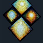 A cycle of cosmic consciousness paintings. "Composition VYDA No.1"